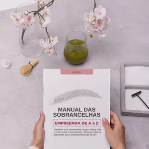 Imagem de capa para o Ebook Manual das Sobrancelhas