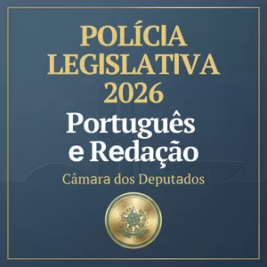 Imagem do curso Português para a Polícia Legislativa 2026 (Câmara dos Deputados) - Pablo Jamilk 