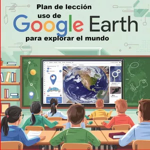 Imagen de portada para Ebook Plan de lección de geografía: uso de Google Earth para explorar el mundo