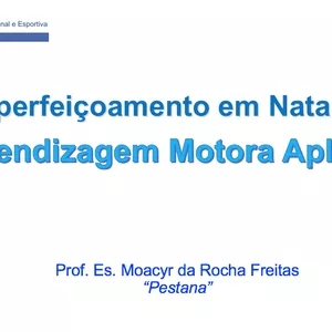 Imagem de capa para o Ebook MoPestana - Natação: Aprendizagem Motora Aplicada