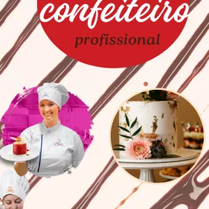 Imagem de capa para o Ebook vire um confeiteiro profissional 