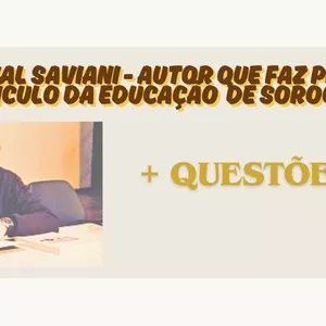 Imagem do curso Dermeval Saviani - Teoria + Questões