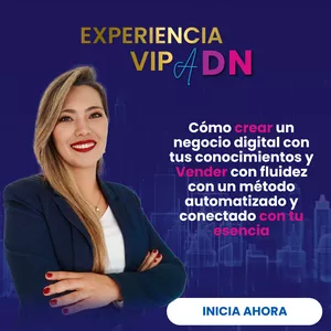 Imagen de portada para Curso online Experiencia VIP ADN - Crea y vende conectando con tu esencia