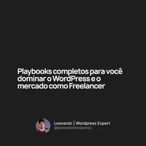 Imagem de capa para o Curso online Playbooks© - Manifesto WordPress