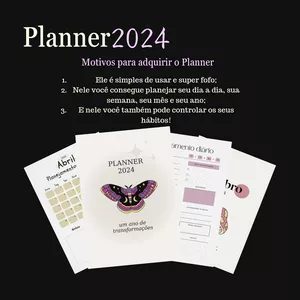 Imagem de capa para o Ebook Planner 2024