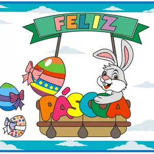 Imagem de capa para o Curso online Mural Feliz Páscoa