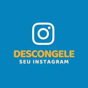 Imagem de capa para o Curso online Descongele seu Instagram.