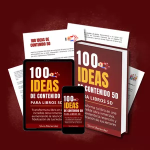 Imagen de portada para Ebook 100 Ideas de Contenido 5D para Libros 5D