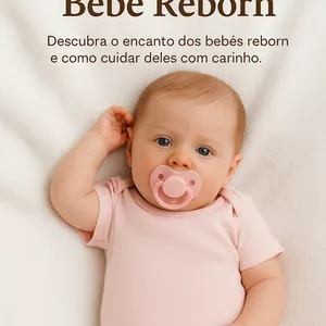 Imagem de capa para o Ebook Cuidando do seu Bebê Reborn