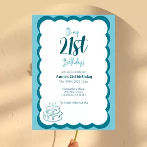 Cover image for Ebook Editable birthday card template