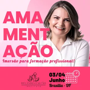 Imagem de capa para o Evento presencial CURSO PRESENCIAL de CONSULTORA EM AMAMENTAÇÃO - Brasilia -DF