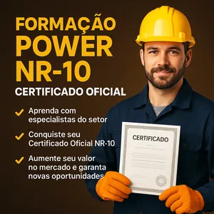 Imagem do curso Formação Power NR-10 – Certificado Oficial 