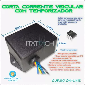 Imagem principal do produto Corta corrente para motos microcontrolado