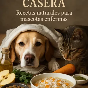 Imagen de portada para Ebook Veterinaria Casera: Recetas naturales para mascotas enfermas