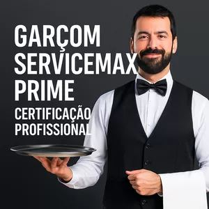 Imagem do curso Garçom ServiceMax Prime – Certificação Profissional 
