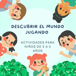 Imagen de portada para Ebook 🌟 Descubrir el mundo jugando actividades para niños de 3 a 4 años🌟 