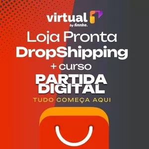 Imagem de capa para o Curso online Virtual1 - Loja virtual PRONTA dropshipping + curso bônus Partida Digital