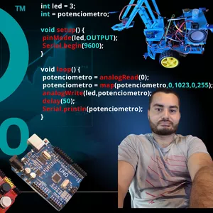 Imagem de capa para o Curso online Curso de Arduino na linguagem C... 