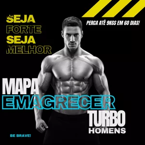 Imagem de capa para o Ebook Mapa Emagrecer Turbo Para Homens
