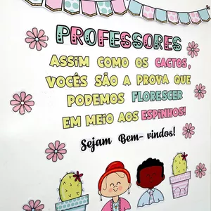 Imagem de capa para o Ebook PAINEL BEM-VINDOS PROFESSORES 