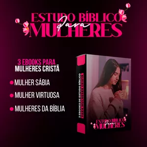 Imagem de capa para o Ebook Combo de Estudo Bíblico para Mulheres