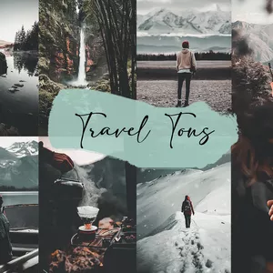 Imagem de capa para o Ebook Travel Tons - Presets para lightroom e pc