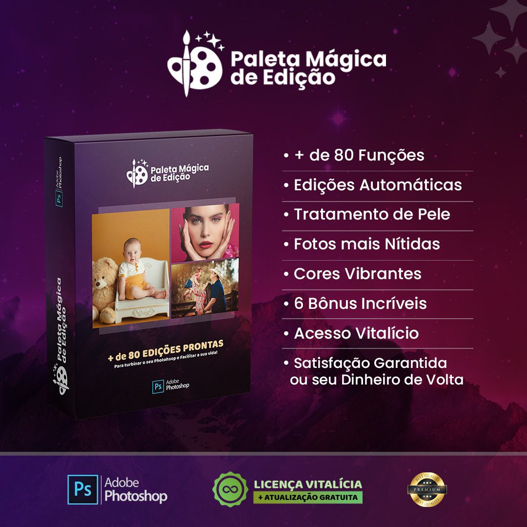 Imagem do curso Paleta Mágica de Edição 4.0