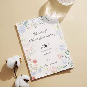 Cover image for Ebook The art of Hand Embroidery - 150 Embroidery Patterns