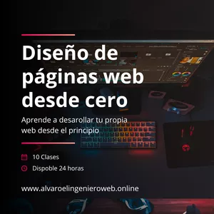 Imagen de portada para Curso online Creando tu sitio web