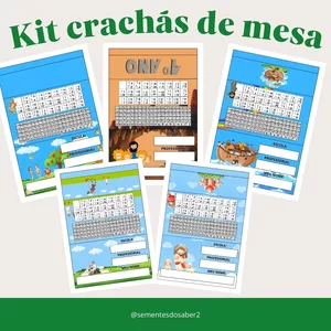Imagem de capa para o Curso online Kit de crachás de mesa - Temáticos da bíblia