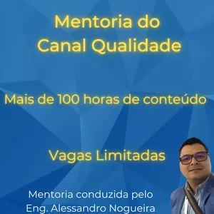 Imagem de Mentoria do Canal Qualidade criado por Canal Qualidade | Eng. ALESSANDRO Nogueira na hotmart