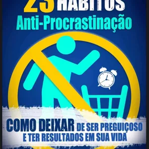 Imagem de capa para o Ebook NUNCA mais procrastine