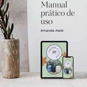 Imagem de capa para o Ebook Manual prático - Amandla Ateliê
