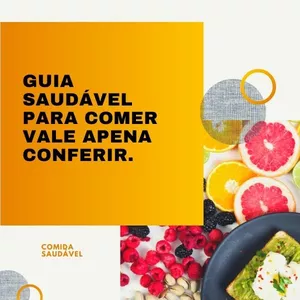 Imagem de capa para o Ebook Um guia saudável para comer