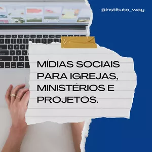 Imagem de capa para o Ebook MÍDIAS SOCIAS PARA IGREJAS E MINISTÉRIOS.
