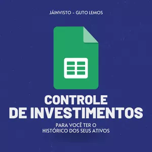 Imagem de Minicurso de controle de investimentos com planilha criado por Guto Lemos na hotmart