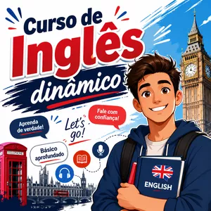 Imagem do curso Curso de Inglês básico ao intermediário