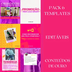 Imagem de capa para o Curso online PACK para loja de roupas criativa