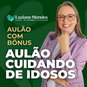 Imagem de capa para o Curso online Aulão com Bônus - 3 Pilares Básicos do Cuidado com a Pessoa Idosa com Alzheimer e outras demências.