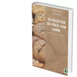 Imagem de capa para o Ebook Pães low carb simplificado.