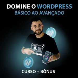 Imagem de capa para o Curso online WordPress para Iniciantes - Básico ao Avançado