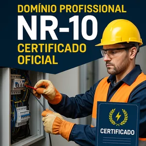 Imagem de capa para o Curso online Domínio Profissional NR-10 – Certificado Oficial 