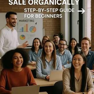 Cover image for Online course 🔹 First Organic Sale: A Beginner’s Step-by-Step Guide