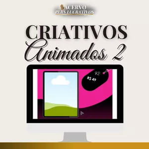 Imagem de capa para o Ebook CRIATIVOS ANIMADOS 