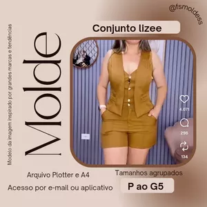 Imagem de capa para o Ebook Molde conjunto lizee