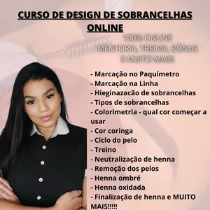 Imagem de capa para o Curso online PERSONALIZER SOBRANCELHAS 