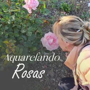 Imagem de capa para o Evento online Aquarelando Rosas
