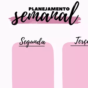 Imagem de capa para o Curso online Planner Semanal
