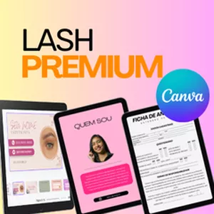 Imagem de capa para o Ebook Kit Lash Premium – Atendimento Profissional que Encanta e Fideliza