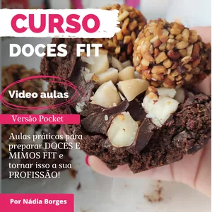 Imagem de capa para o Curso online DOCES FIT - POR NÁDIA BORGES